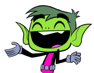 Teen Titans Go Beast Boy Laughing PNG
