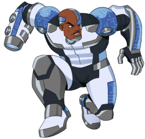 Teen Titans Cyborg Cartoon Character PNG