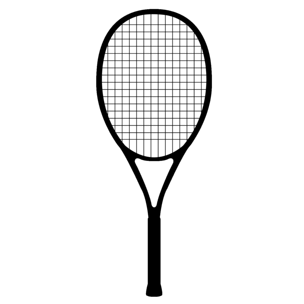Tennis Racket Silhouette PNG