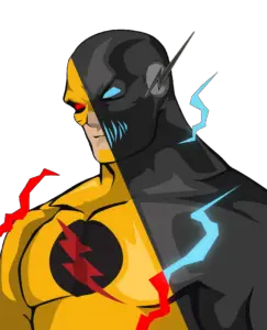 Reverse Flash Art PNG