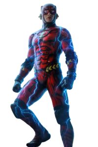 Flash Superhero Character PNG