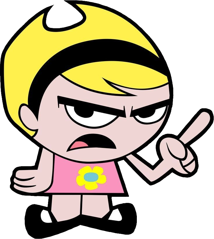 The Grim Adventures Of Billy and Mandy, Mandy Character Cartoon PNG