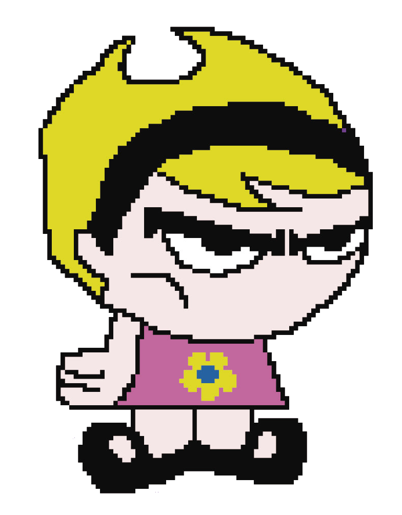 Pixel Mandy Character PNG