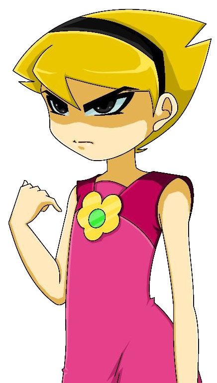 Young Mandy Cartoon Character PNG
