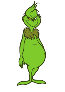 Grinch Full Body vector PNG