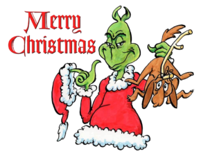 Merry Christmas Grinch PNG