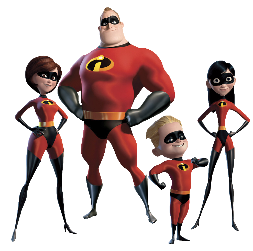 The Incredibles Family PNG