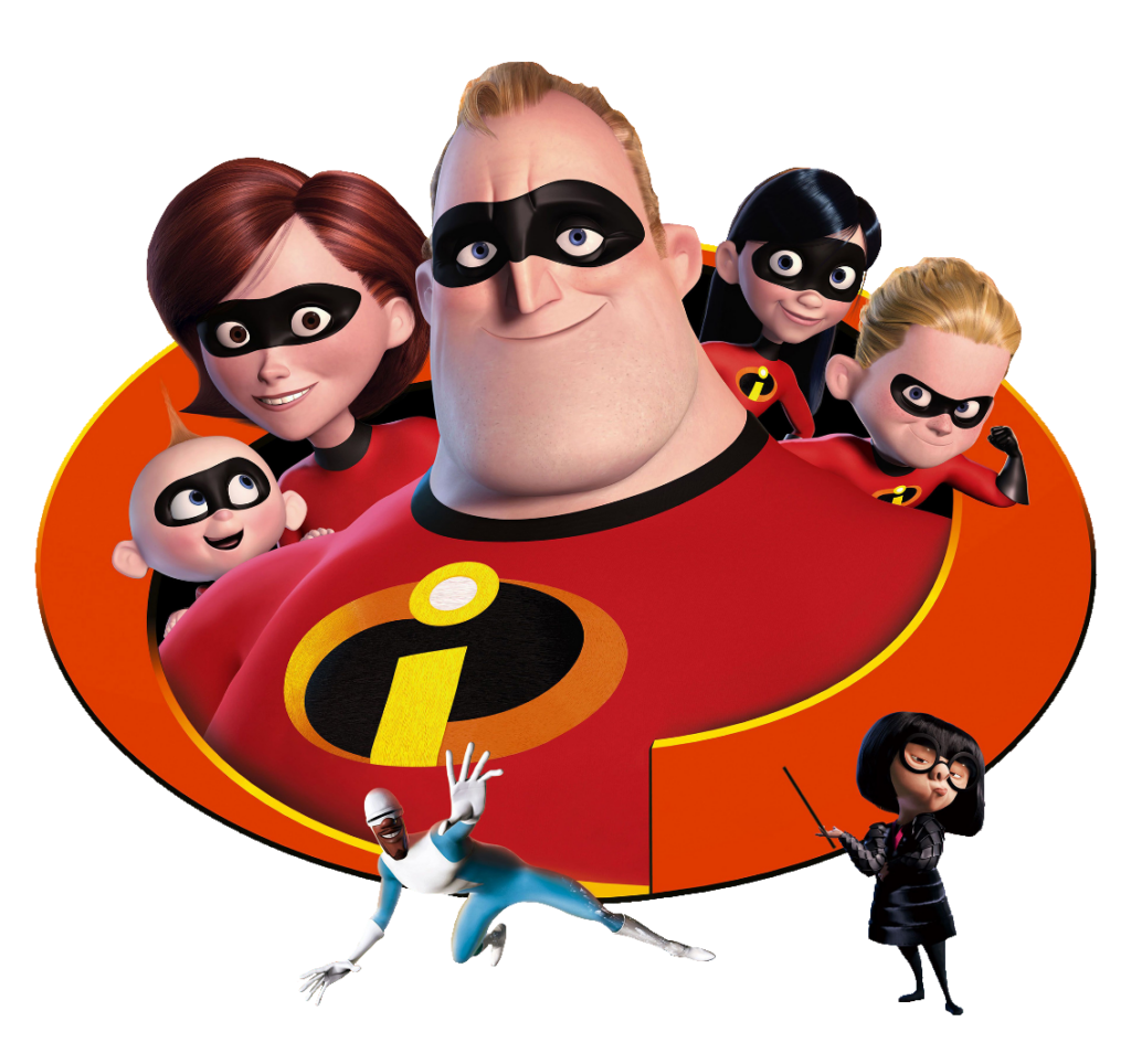 The Incredibles Family Logo PNG