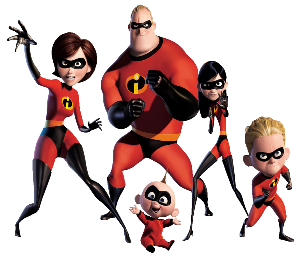 The Incredibles Family PNG