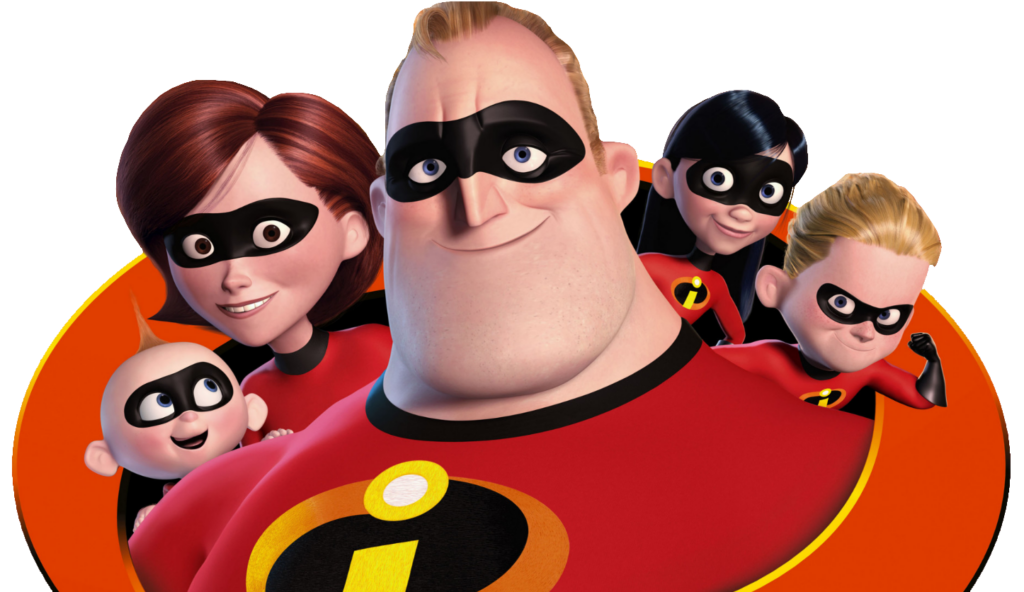 The Incredibles family Logo PNG