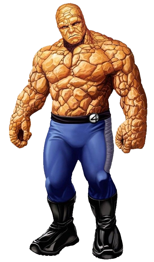 The Thing Fantastic Four Full Body PNG