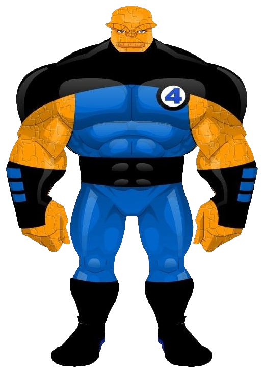 The Thing Fantastic Four Clipart PNG