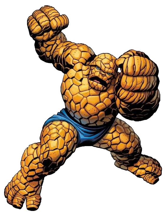 The Thing Fantastic Four Classic PNG Image