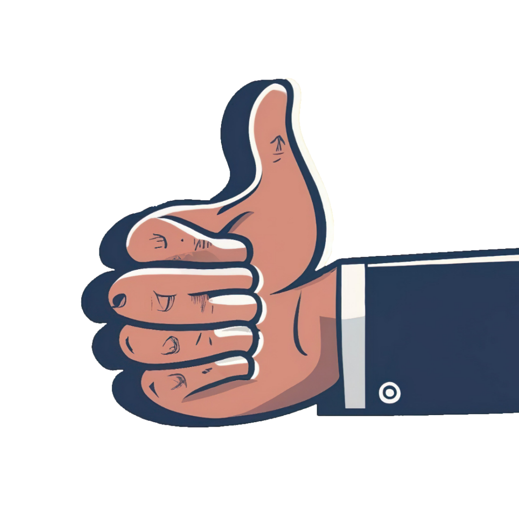 Thumbs Up Vector PNG
