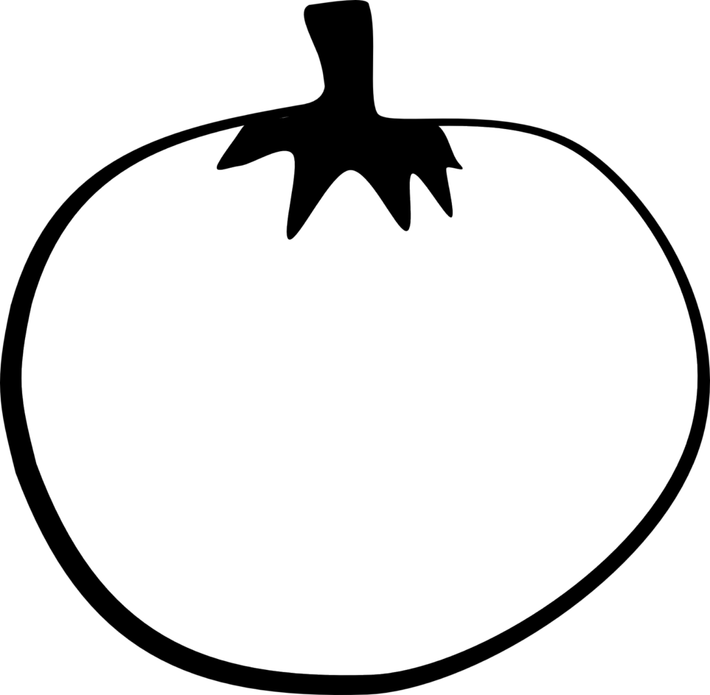 Tomato Outline Png