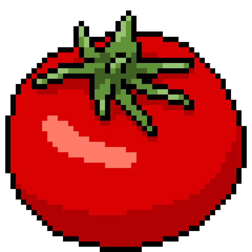 Pixel Tomato Png