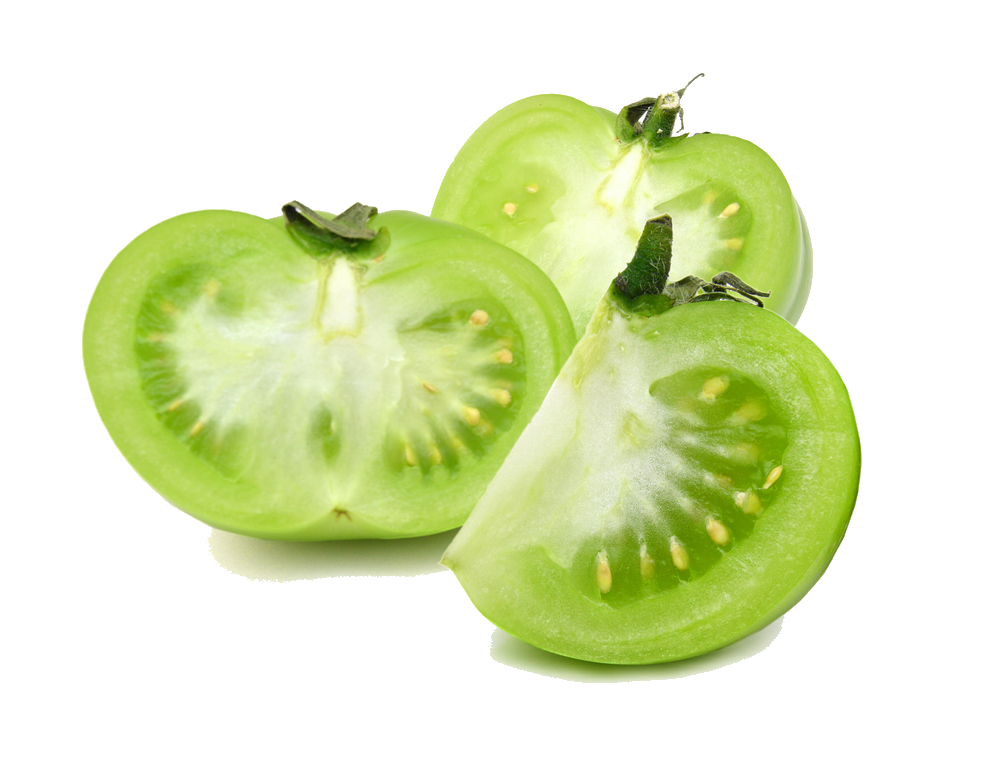 Green Tomato Slices Png