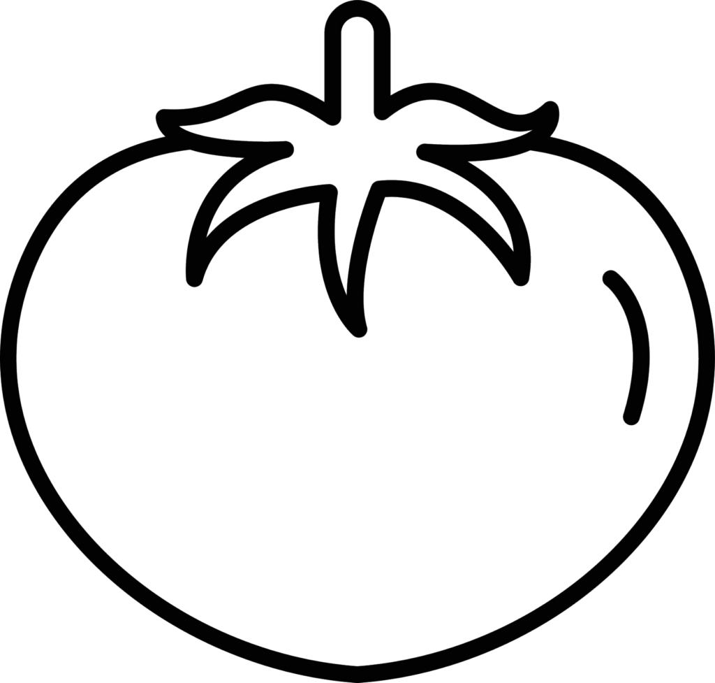 Tomato Outline Png