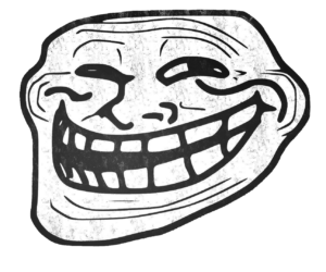 Troll Face clipart PNG