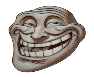Troll Face Sketch PNG
