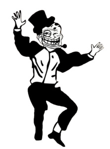 Troll Face with full Body PNG