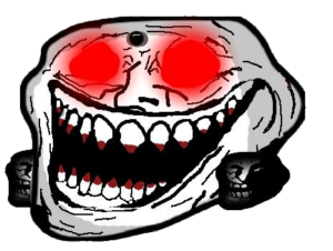 Scary Troll Face PNG