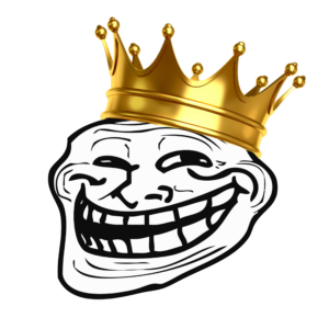 King Troll Face PNG