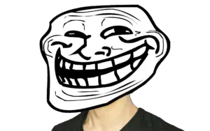 Trollface Png Sticker