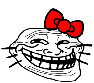 Girl Trollface Png