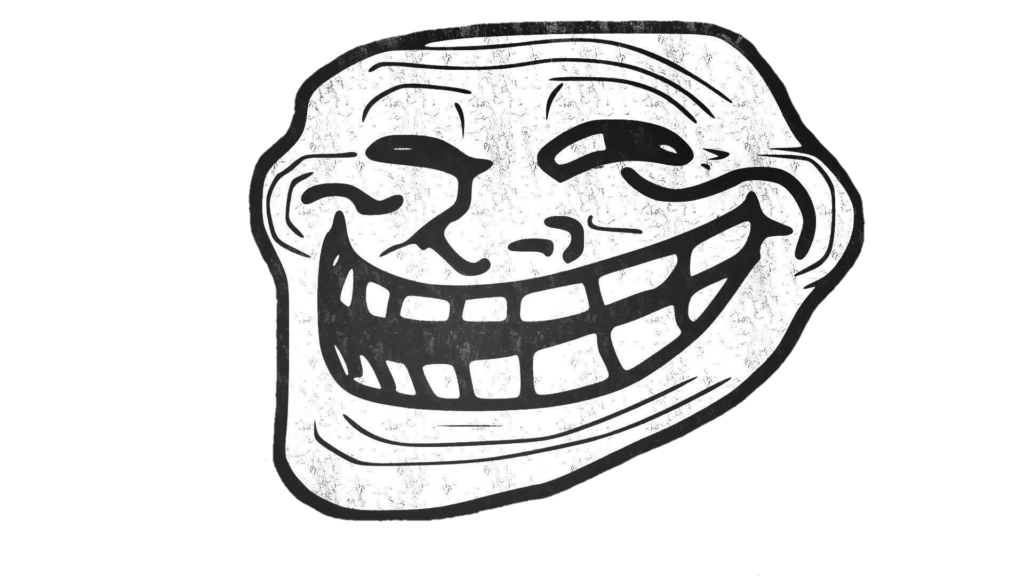 Troll Face F Mouth - Troll Face Transparent PNG - 733x590 - Free Download  on NicePNG