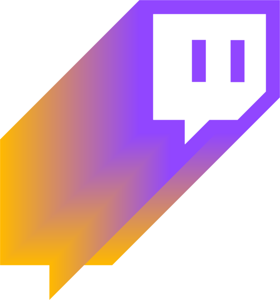 Twitch logo PNG transparent image download, size: 2816x1041px