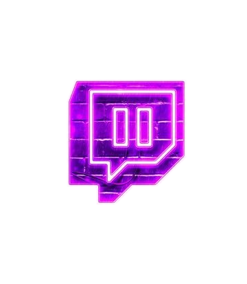 Neon Twitch Logo Png
