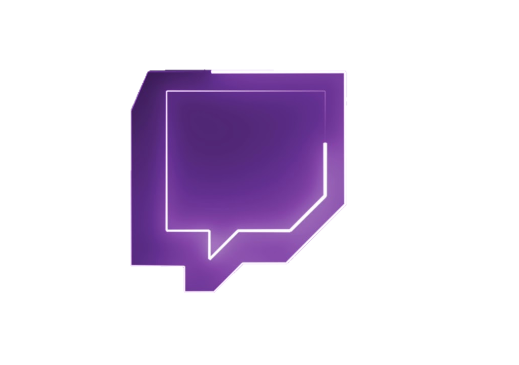 Twitch logo PNG transparent image download, size: 2000x1235px