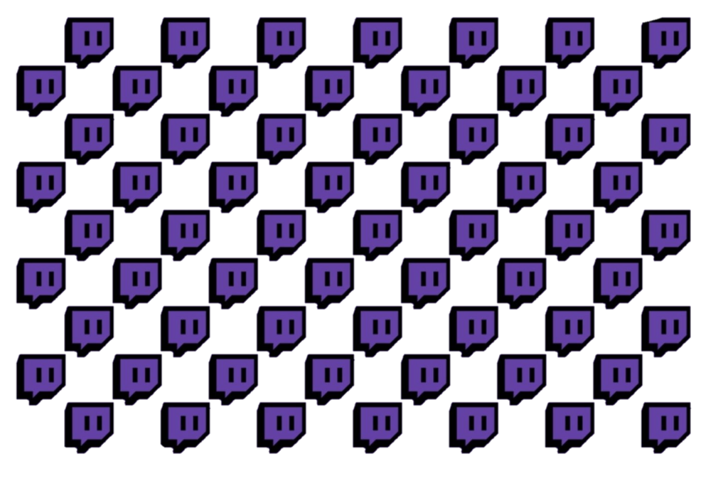 Twitch logo PNG transparent image download, size: 2000x1235px