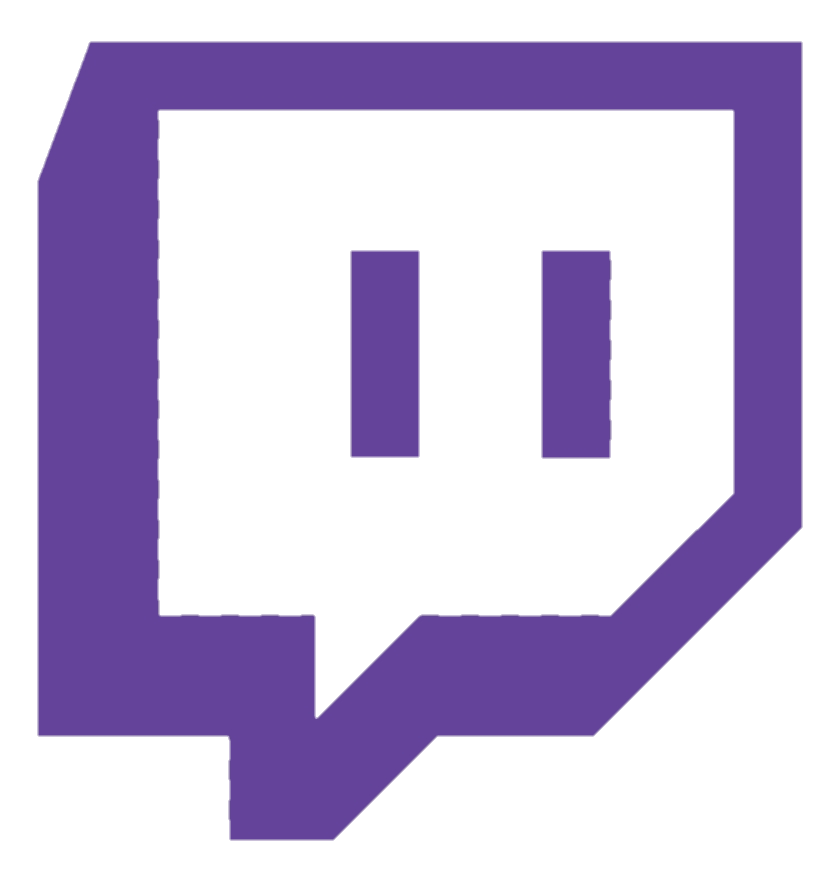 Twitch logo PNG transparent image download, size: 530x135px