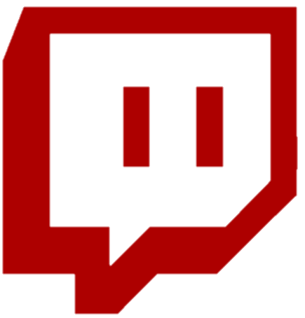Dark Red Twitch Logo Png