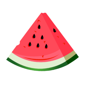 Sliced Watermelon Vector Png