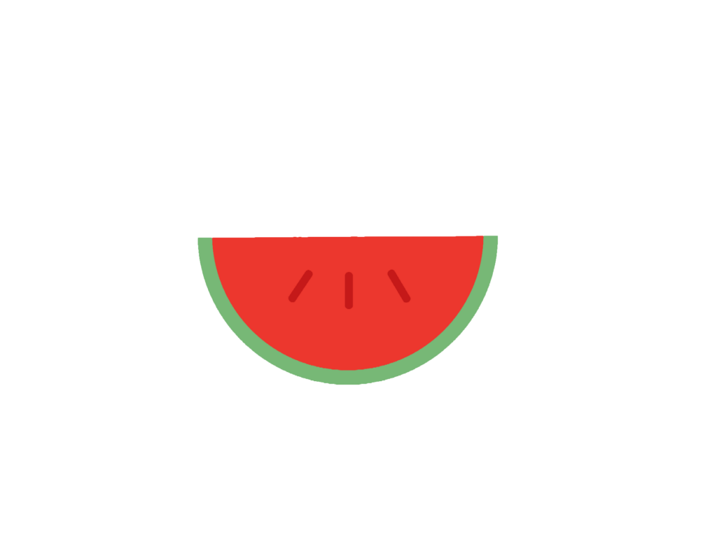 Sliced Watermelon vector icon Png