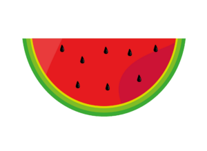 Watermelon Slice Vector Icon Png
