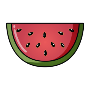 Sliced Watermelon Vector Png