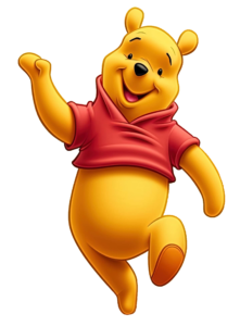 Winnie the Pooh Walking Bear Png