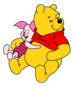 Winnie the Pooh Bear with Piglet Png