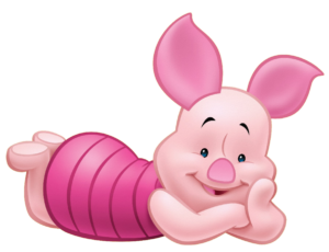 Winnie the Pooh Relaxing Piglet Png