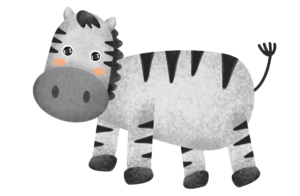 Aesthetic Zebra PNG