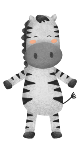 Aesthetic Zebra PNG